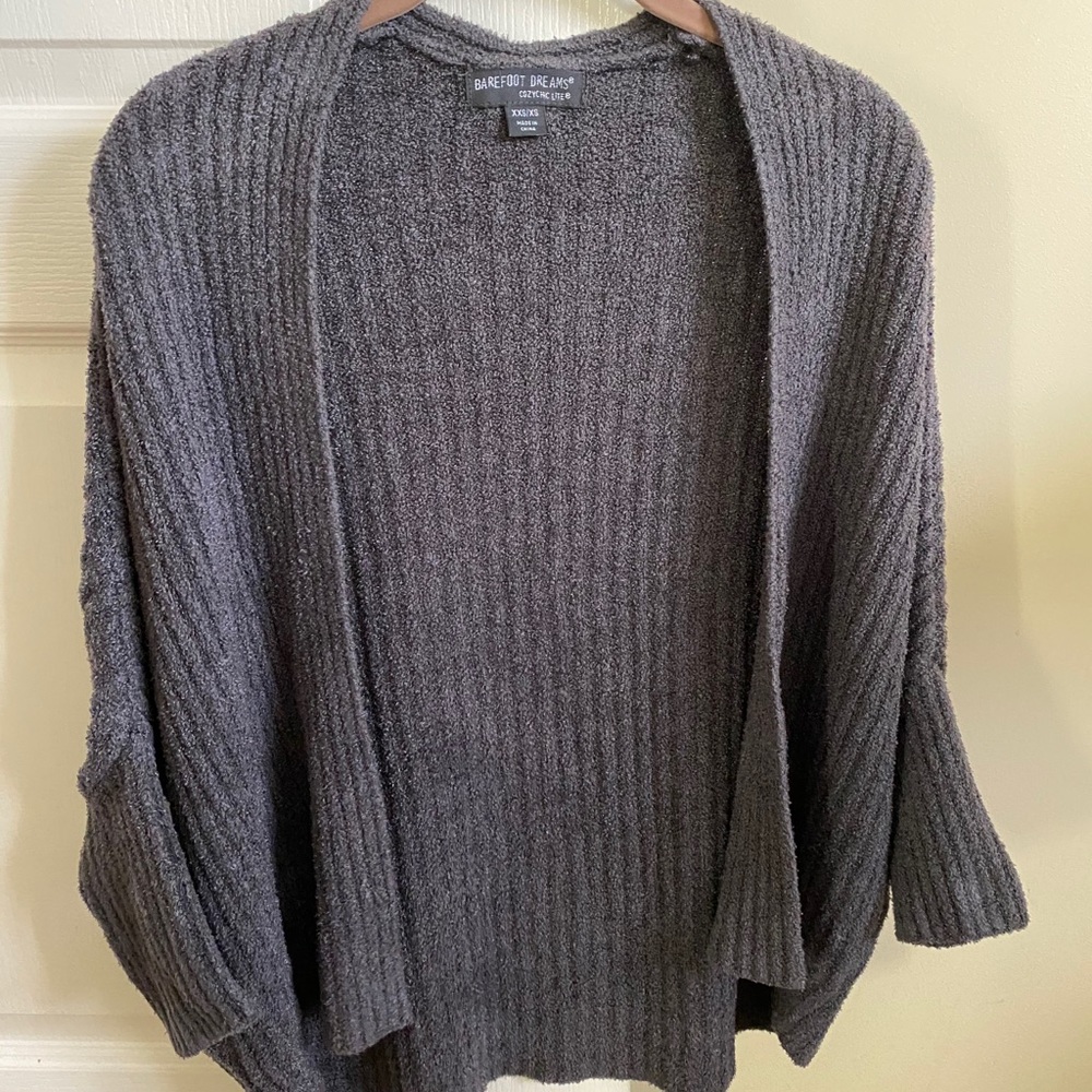 Barefoot Dreams Cozychic Lite ribbed shrug cardi